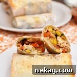 Southwest Chicken Rolls served with salsa, guacamole and sour cream!