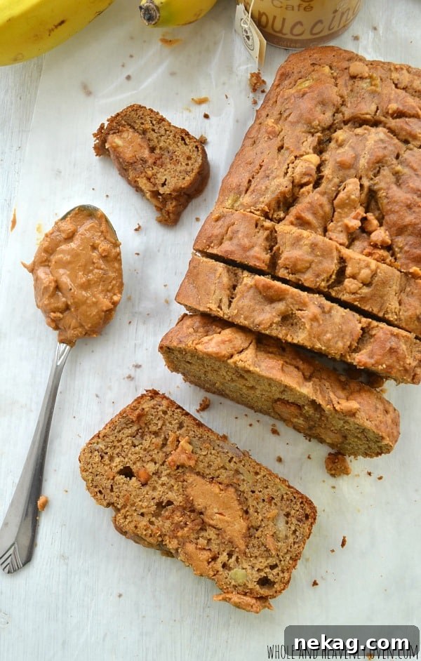 Irresistible Peanut Butter-Swirl Banana Bread