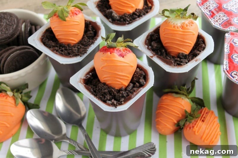 Carrot Easter Pudding Cups - Tutorial