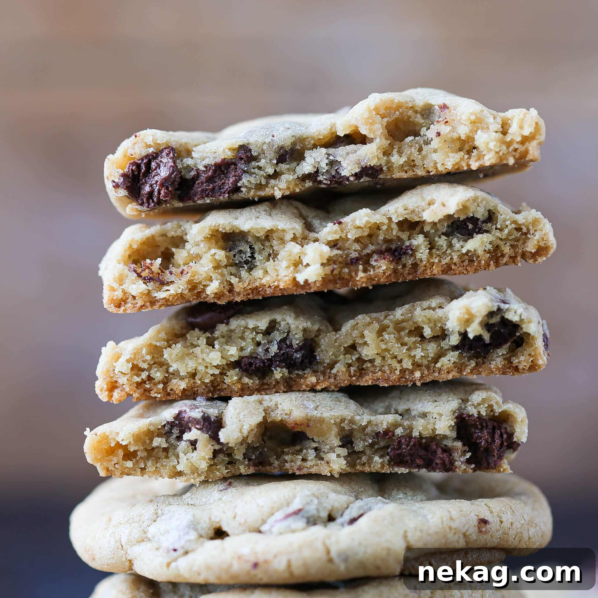 New York Times Chocolate Chip Cookies interior detail