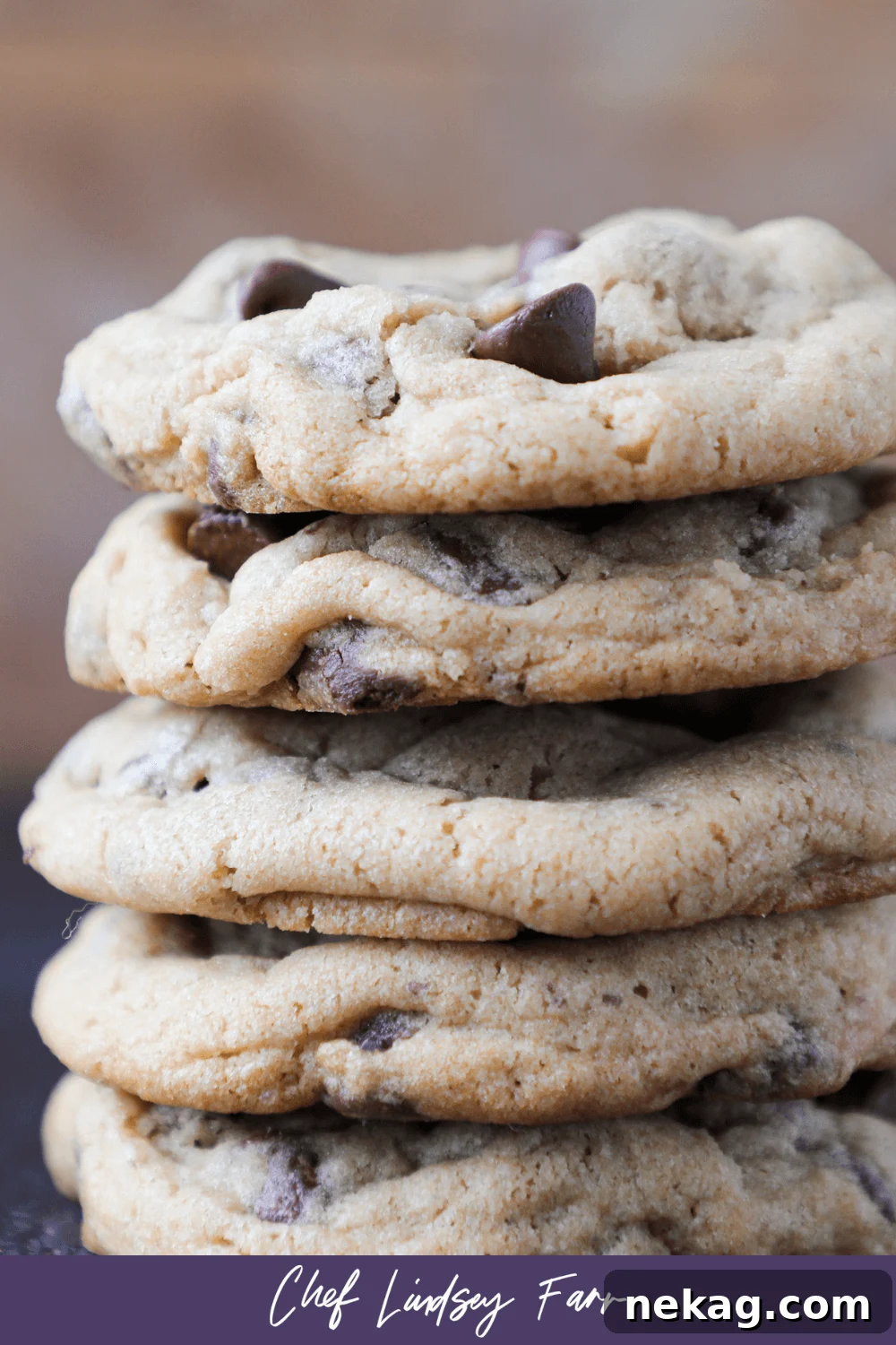 Chewy Chocolate Chip Cookies New York Times Recipe Purple Border