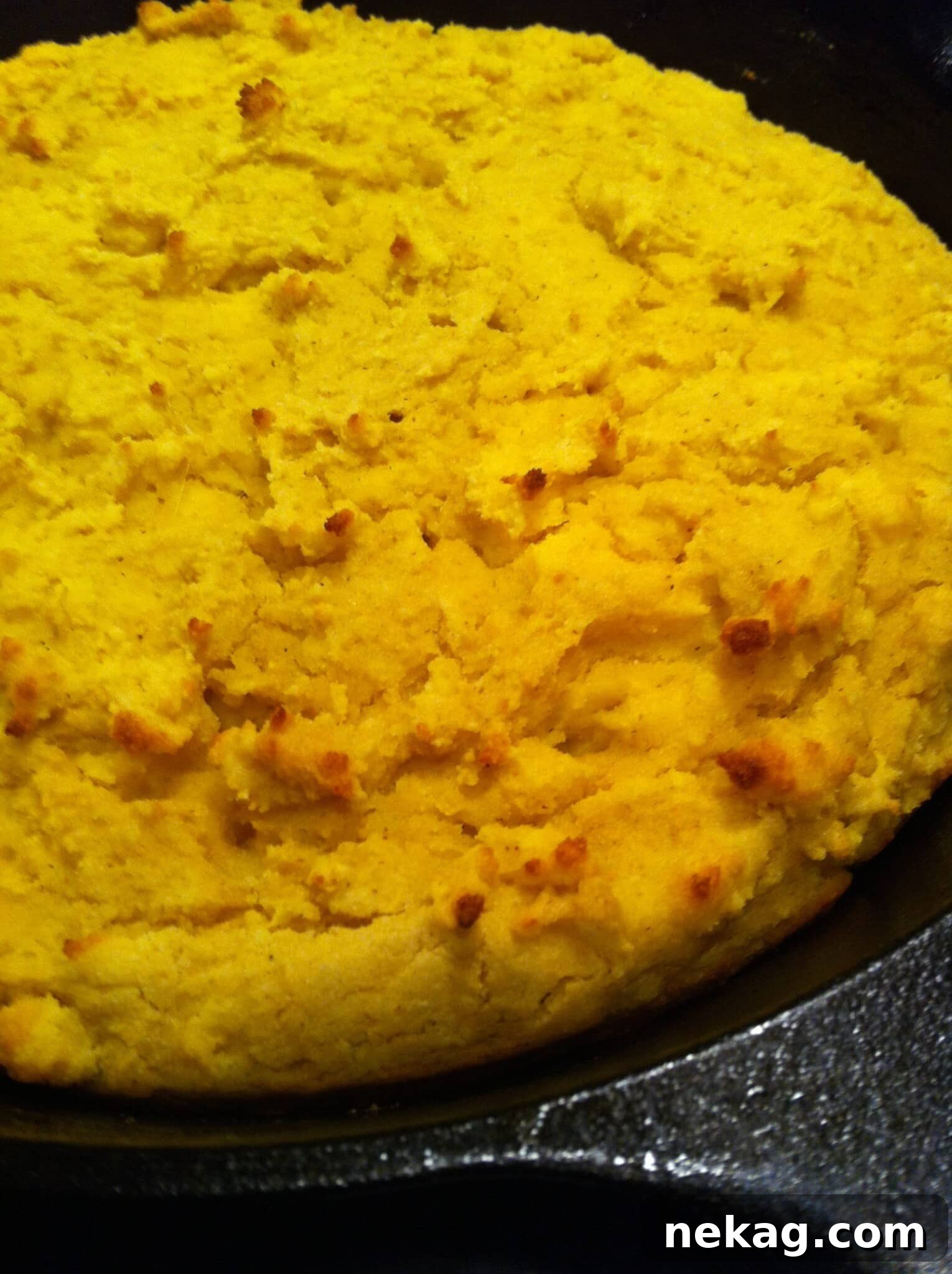 Northern Johnny Cake in skillet