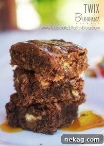 Twix Brownies