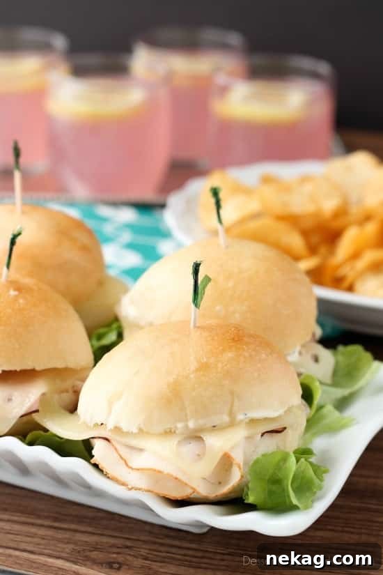 Crispy Ham & Swiss Chicken Sliders 4 Cordon Bleu Sliders are made easy with deli meat, swiss cheese, honey dijon mayo, and freshly baked Rhodes® dinner roll slider buns!