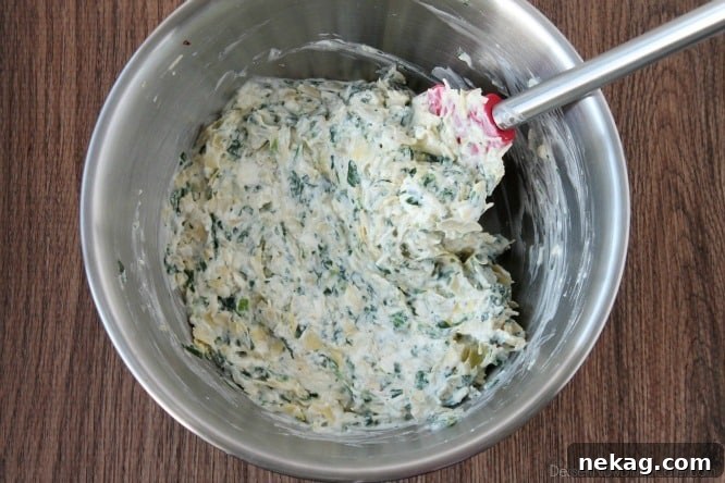 Artichoke Spinach Blossom Bites 6 Artichoke dip mixed together.
