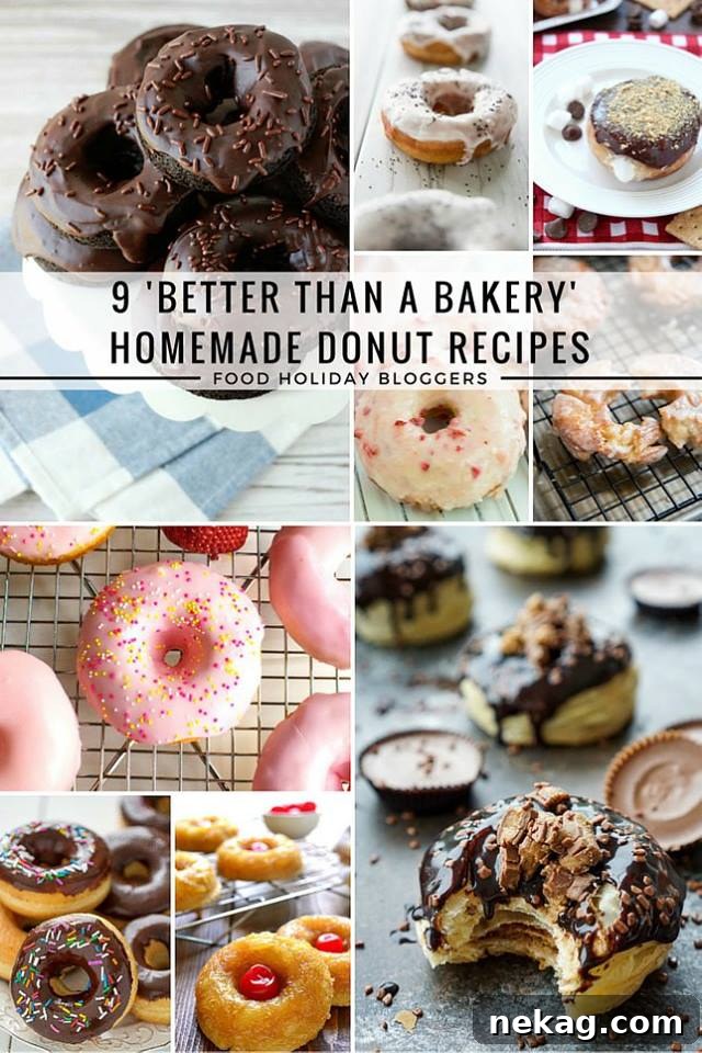 9 Better Than A Bakery Homemade Donut Recipes // Food Holiday Bloggers