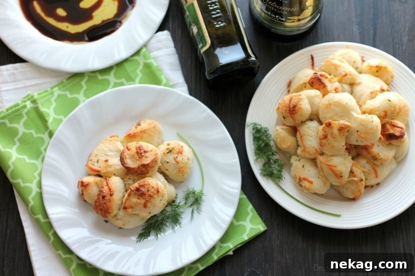 Savory Ranch Pull-Apart Loaf 5 This easy Ranch Monkey Bread is a tasty appetizer that will get eaten just as fast as it is made! Tangy ranch, savory parmesan, and creamy butter season frozen dough into the perfect monkey bread bites.