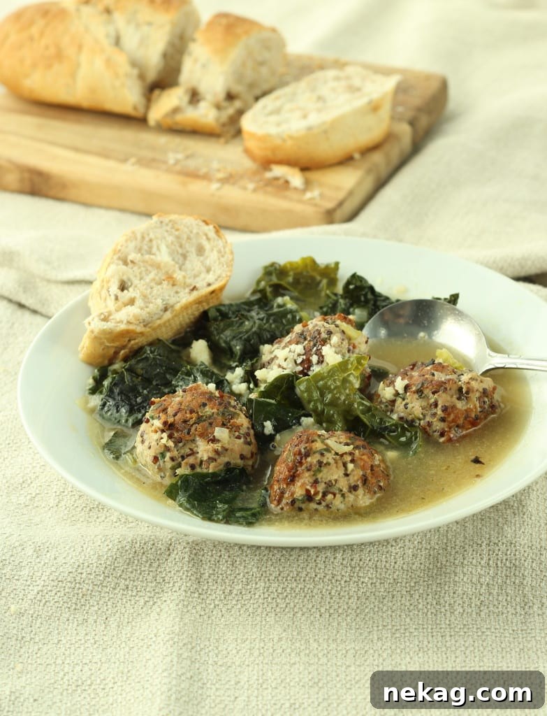 Hearty Turkey Meatball and Kale Soup 2 Delicious Turkey Meatball and Kale Soup - A Healthy Comfort Food