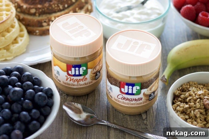 Peanut Butter Power-Ups: Delicious Breakfasts & On-the-Go Bites 3 Enjoy peanut butter for breakfast and on-the-go with Jif! #peanutbutterhappy