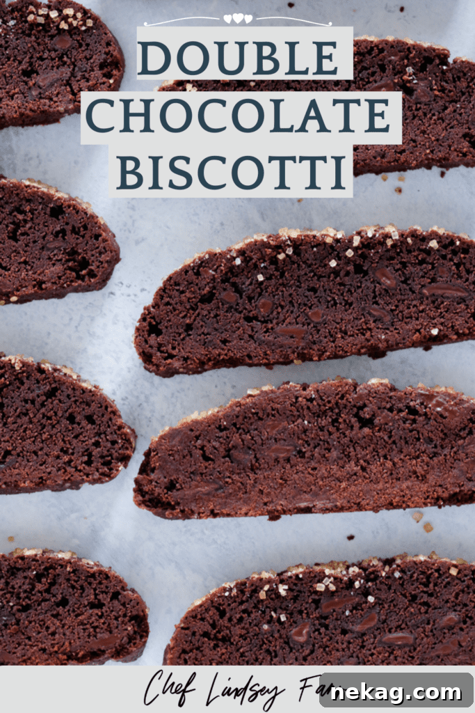 Decadent Chocolate Biscotti 6 Additional photo of chocolate biscotti