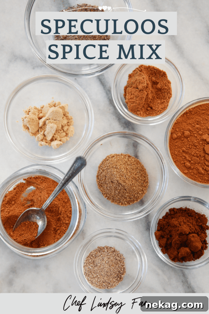 Speculoos Spice Mix in a decorative bowl