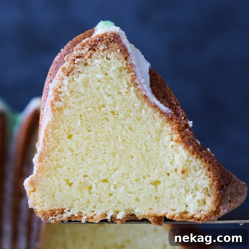 Whole Mardi Gras Bundt Cake on a decorative plate, ready for celebration