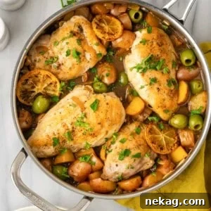 cooked lemon chicken before serving.