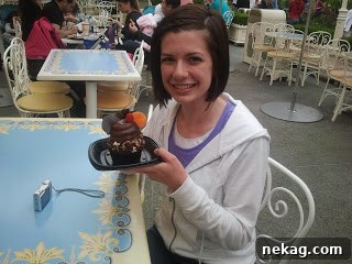My Disney Magic Revealed 7 An expression of pure delight and enjoyment after tasting the delicious cupcake