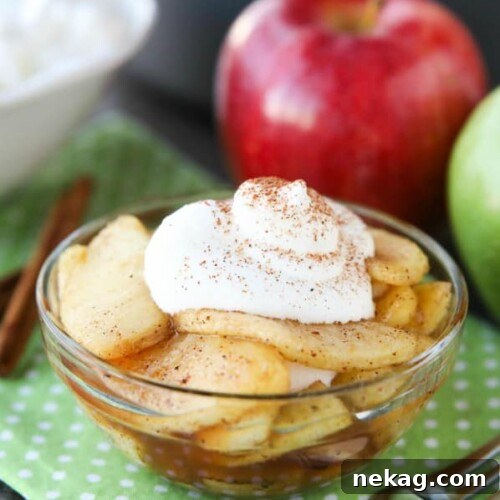Easy Crustless Apple Pie 2 Crustless Apple Pie is a super easy, healthier holiday dessert that tastes great. Top it with sweetened whipped cream for a little indulgence.