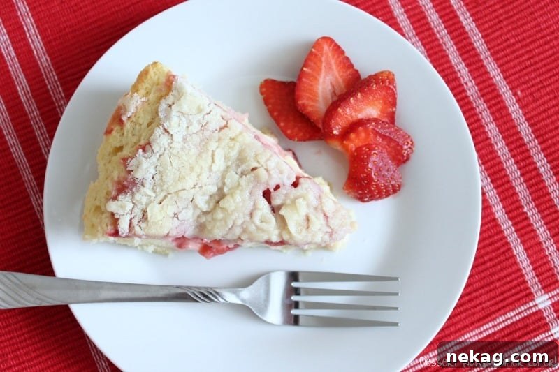 Strawberries & Cream Coffee Cake