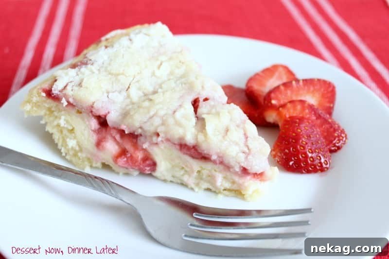 Strawberries & Cream Coffee Cake