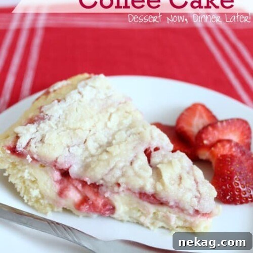 Strawberries & Cream Coffee Cake
