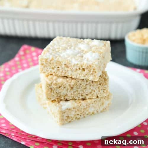 Heavenly Rice Krispie Treats 2 The Best Rice Krispie Treats Recipe is soft, gooey, crispy, and chewy — and this is it! Better than the original, you won't be able to just eat one! Enjoy this classic (done right) with your family and friends.