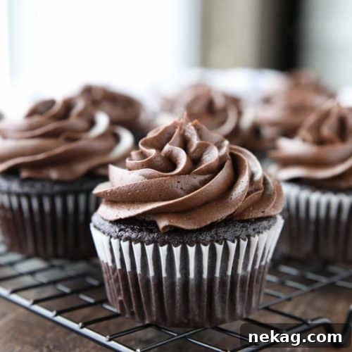 Decadent Chocolate Cream Cheese Frosting Walkthrough 2 This is the BEST Chocolate Cream Cheese Frosting! Silky smooth and creamy, yet thick and sturdy enough for piping on cakes or cupcakes. It’s super easy to make and not too sweet.