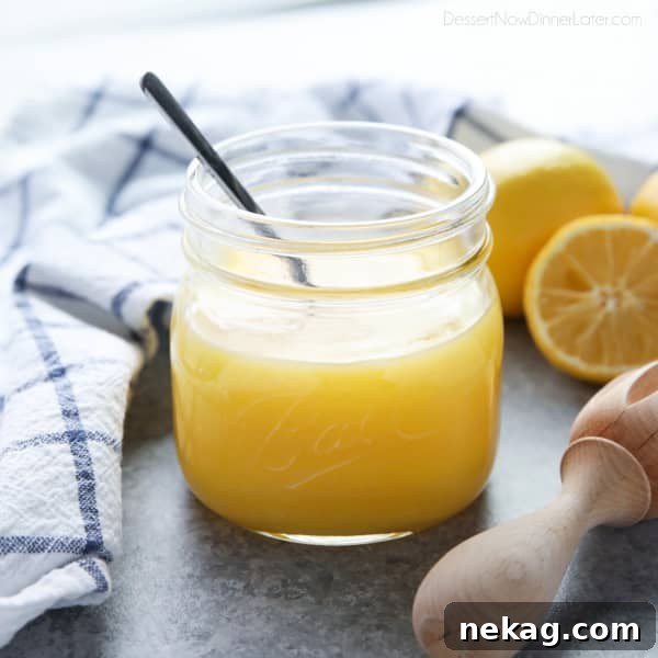 This fast and easy Microwave Lemon Curd is thick and creamy, and cooked in only 5 minutes or less. Use it in pies, tarts, cream puffs, cakes, and more!