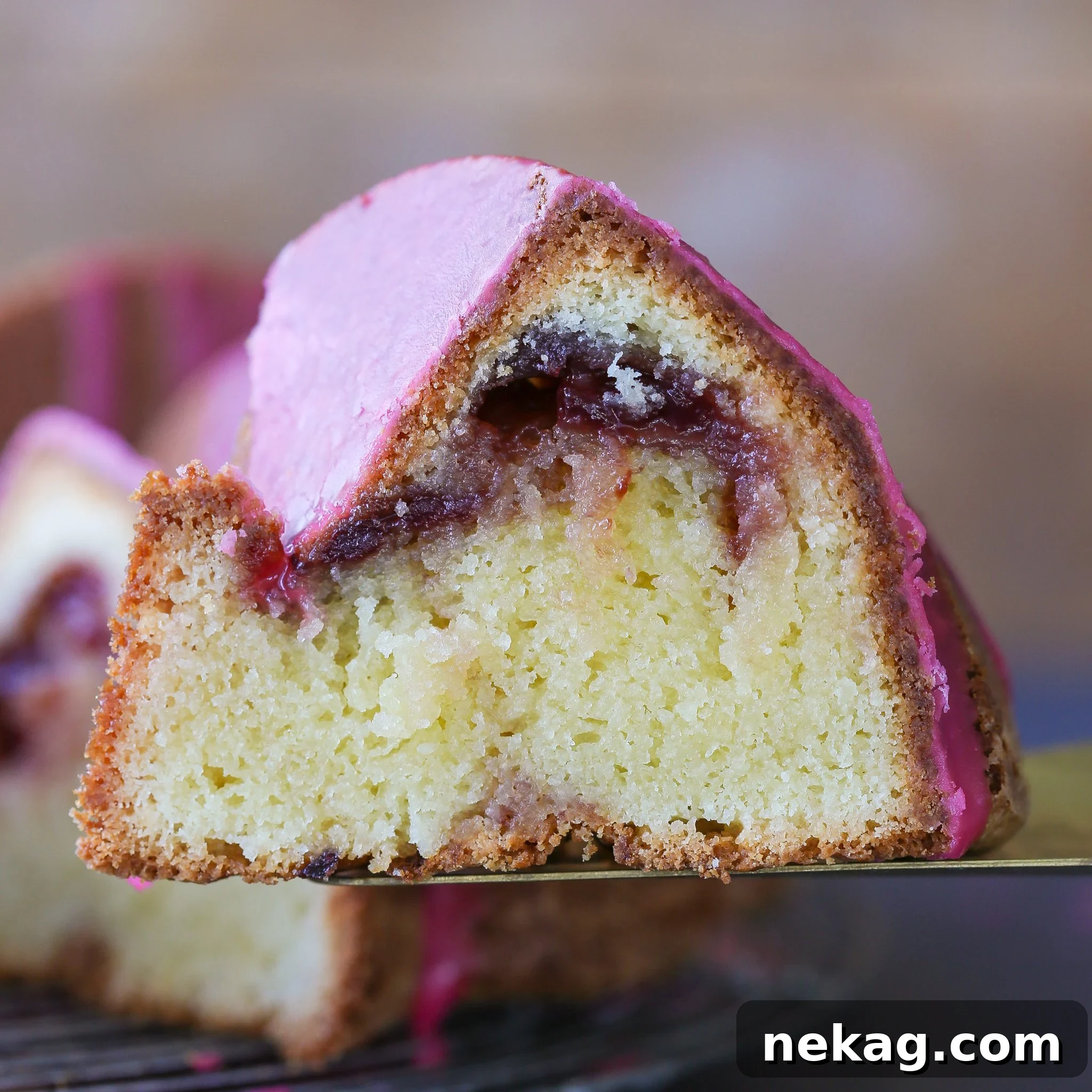 cherry almond pound cake