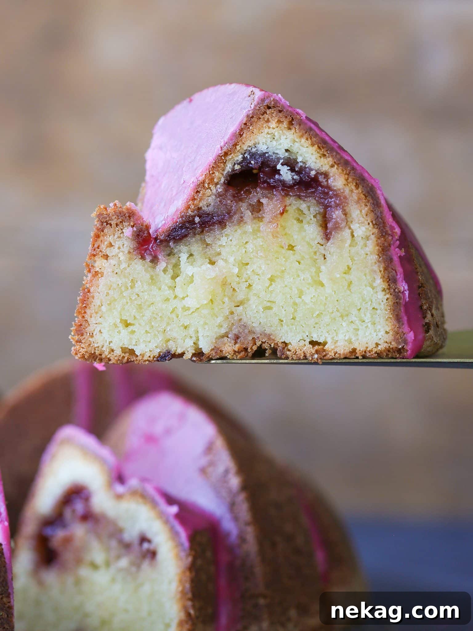 cherry almond pound cake