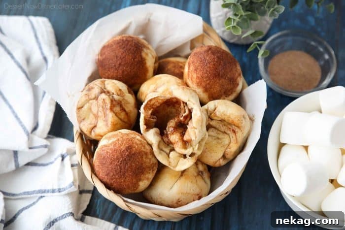 Empty Tomb Rolls (aka Resurrection Rolls) are delicious cinnamon-sugar sticky buns with a melting marshmallow inside. A family-friendly recipe that teaches the story of Easter. So easy to make with Rhodes rolls.