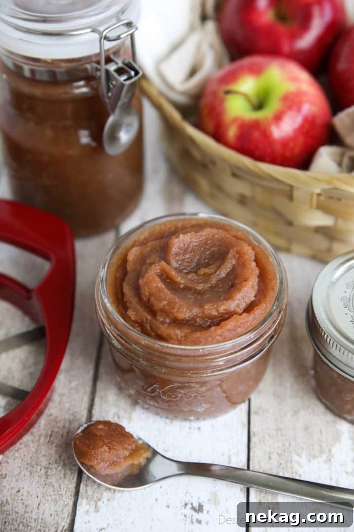 Rich & Velvety Homemade Apple Butter 4 This apple butter recipe is thick and full of spices. Perfect on toast and waffles, or in oatmeal and yogurt.
