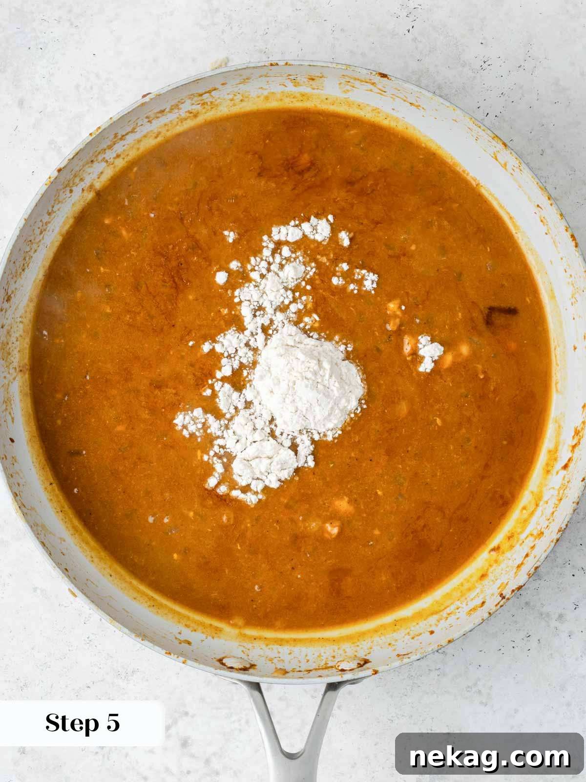 Classic Hungarian Chicken Paprikash 8 Flour added to thicken paprikash sauce.