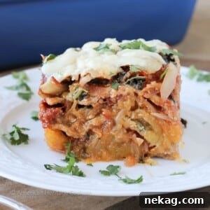 Spaghetti Squash Kale Cilantro Lasagna