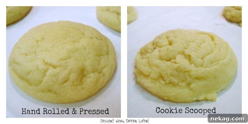 No Roll Frosted Sugar Cookies are so soft, chewy, and easy to make! No rolling and cutting required!