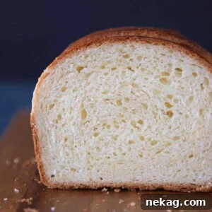Brioche Bread close up of tender crumb.