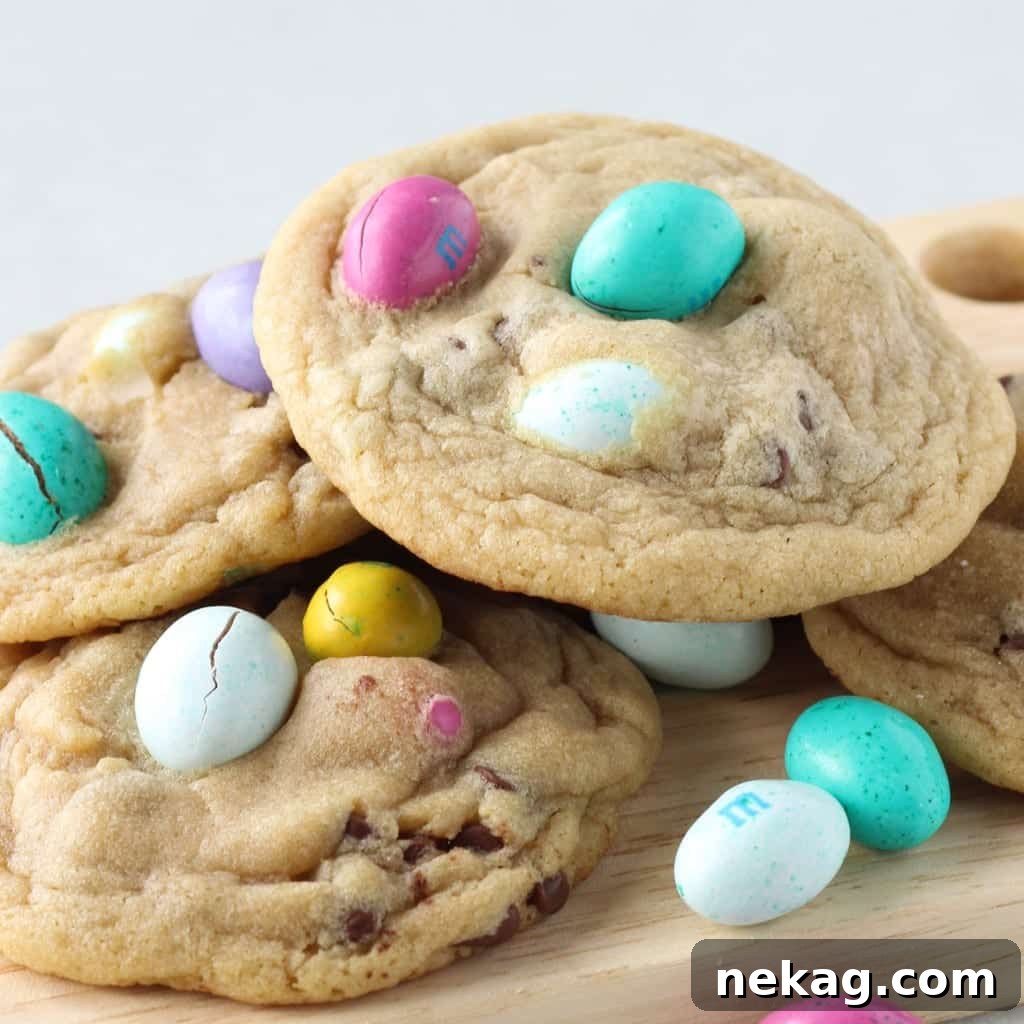 Ultimate Peanut Butter M&M Chocolate Chip Cookies 3 Easter Peanut Butter M&M Chocolate Chip Cookies