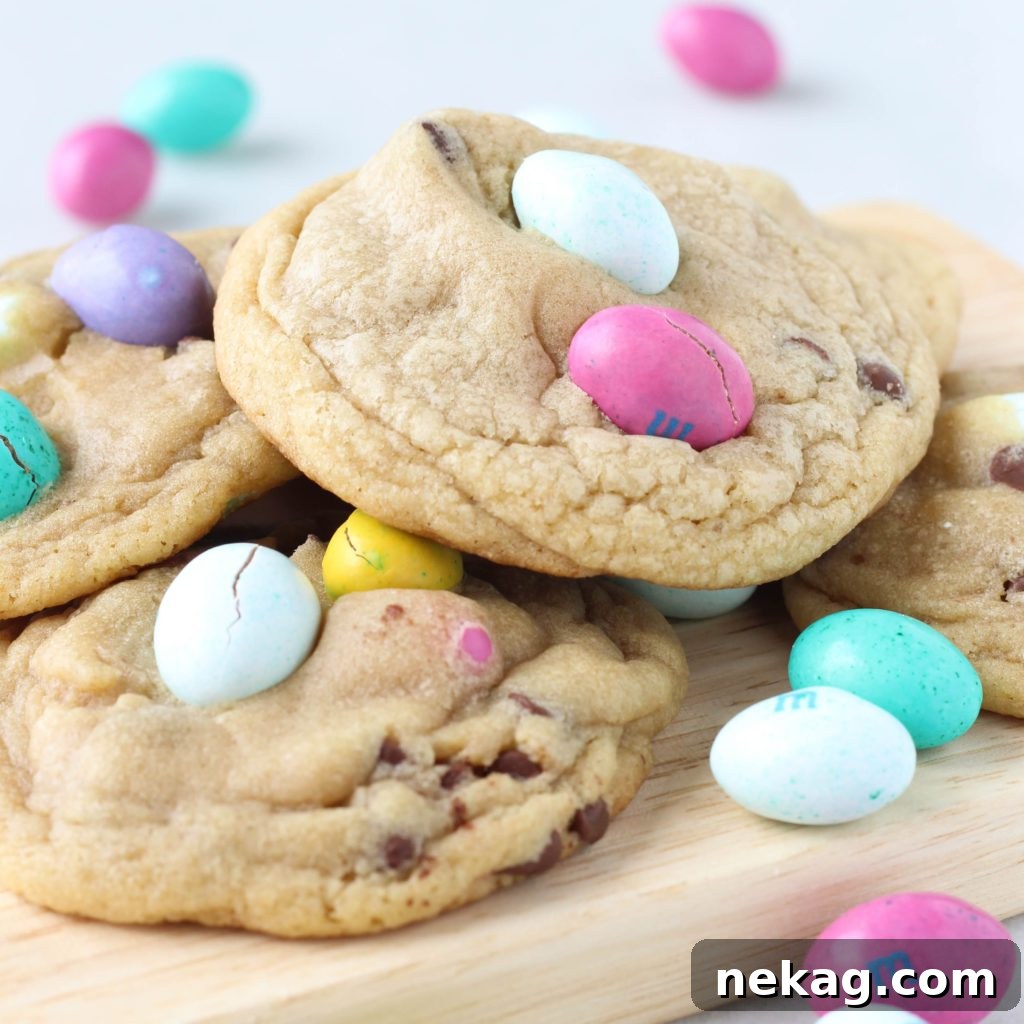 Ultimate Peanut Butter M&M Chocolate Chip Cookies 5 Easter Peanut Butter M&M Chocolate Chip Cookies