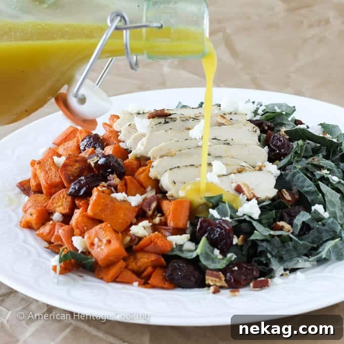 Hearty Roasted Sweet Potato Kale Bowl 4 Nutritious Roasted Sweet Potatoes Kale Salad