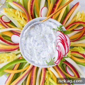 Tzatziki Dip Stunning Overhead