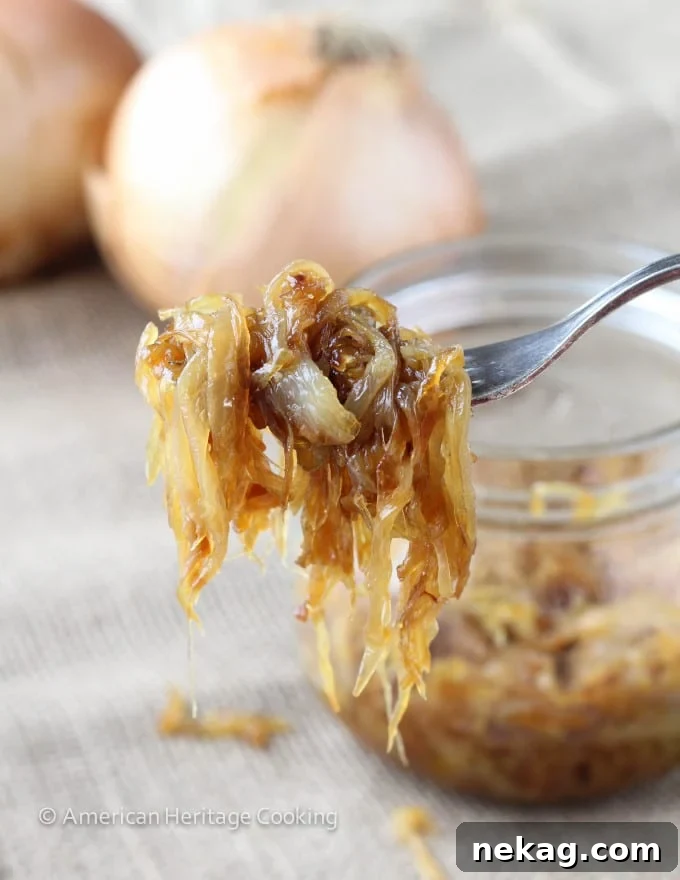 Effortless Caramelized Onions 3 Close-up of Sliced Yellow Onions Before Caramelization