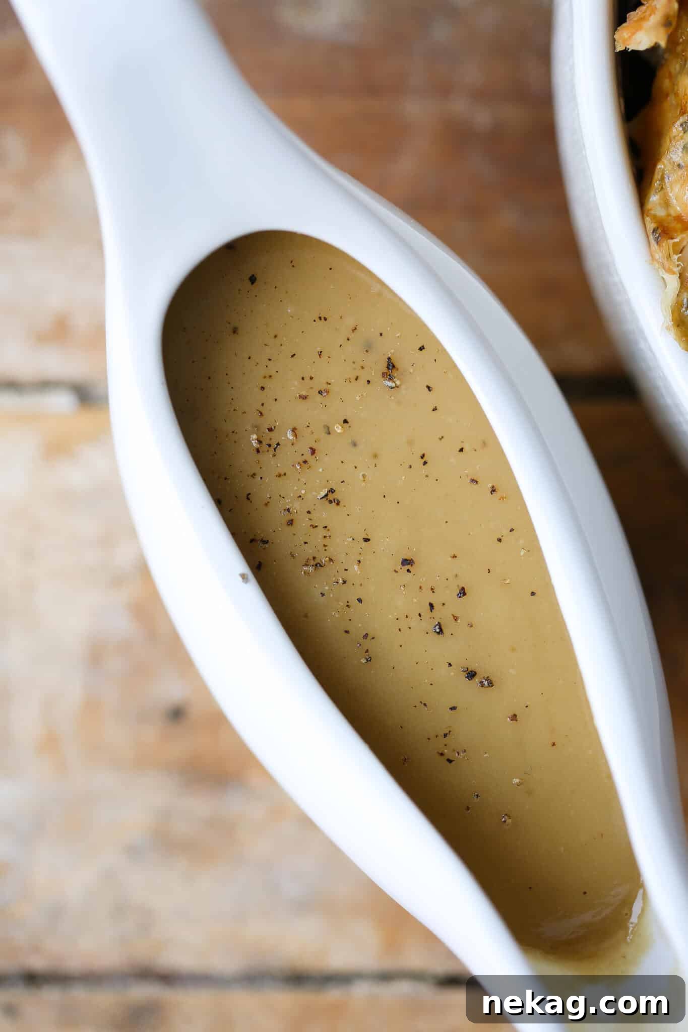 Perfect Pan Dripping Gravy 3 Gravy From Scratch Wood Slate Backdrop