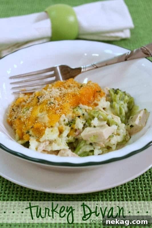 Anatolian Divan 2 Comforting Turkey Divan Casserole, perfect for using Thanksgiving leftovers