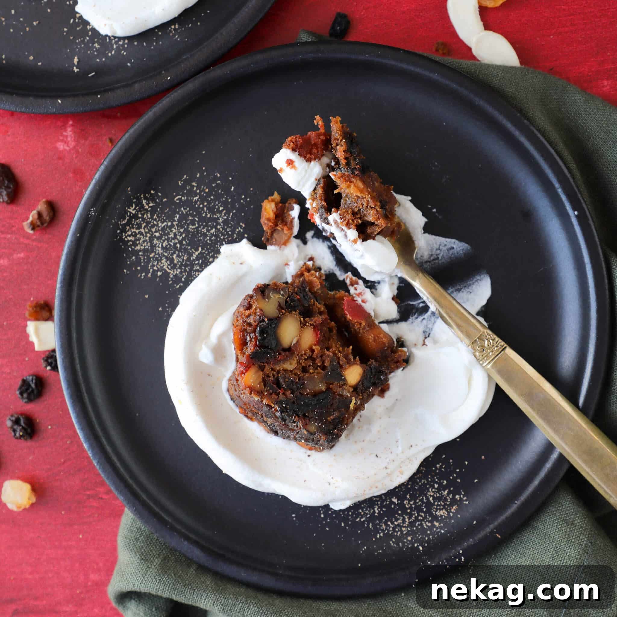 Christmas Gateau Forkful