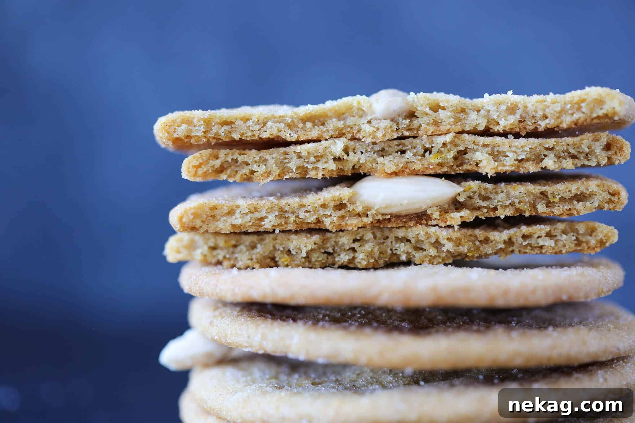 Pepparkakor: Traditional Swedish Spice Cookies 3 Swedish Pepparkakor Cookies Stacked