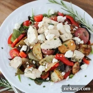 Warm Lemon Rosemary Roasted Vegetable Salad