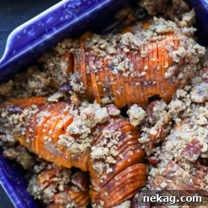 Hasselback Sweet Potatoes with perfect texture.