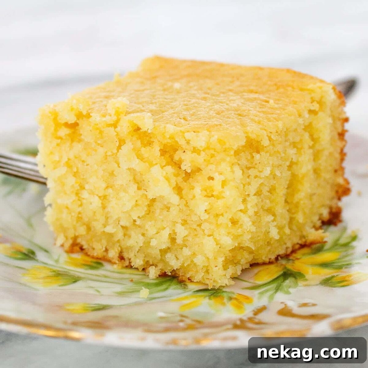 Perfectly baked Sweet Southern Cornbread, a staple on any 30 Best Thanksgiving Side Dishes list.