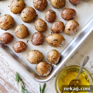 Rosemary Roasted Potatoes featured.