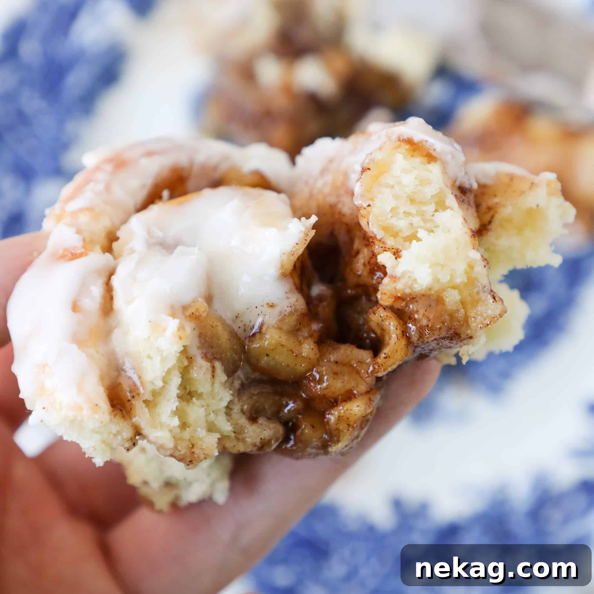 Cinnamon Apple Swirls 4 Spiced Fruit Buns Handheld