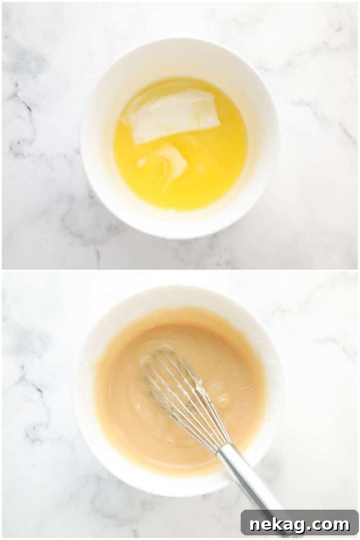 Swirled Cinnamon Pancake Stacks 8 Steps to make cream cheese glaze.