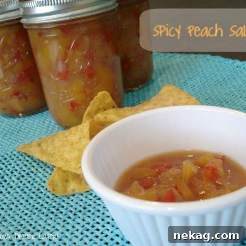 Spicy Peach Salsa