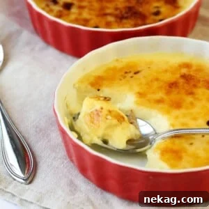 Crème Brûlée with a perfect caramelized top.
